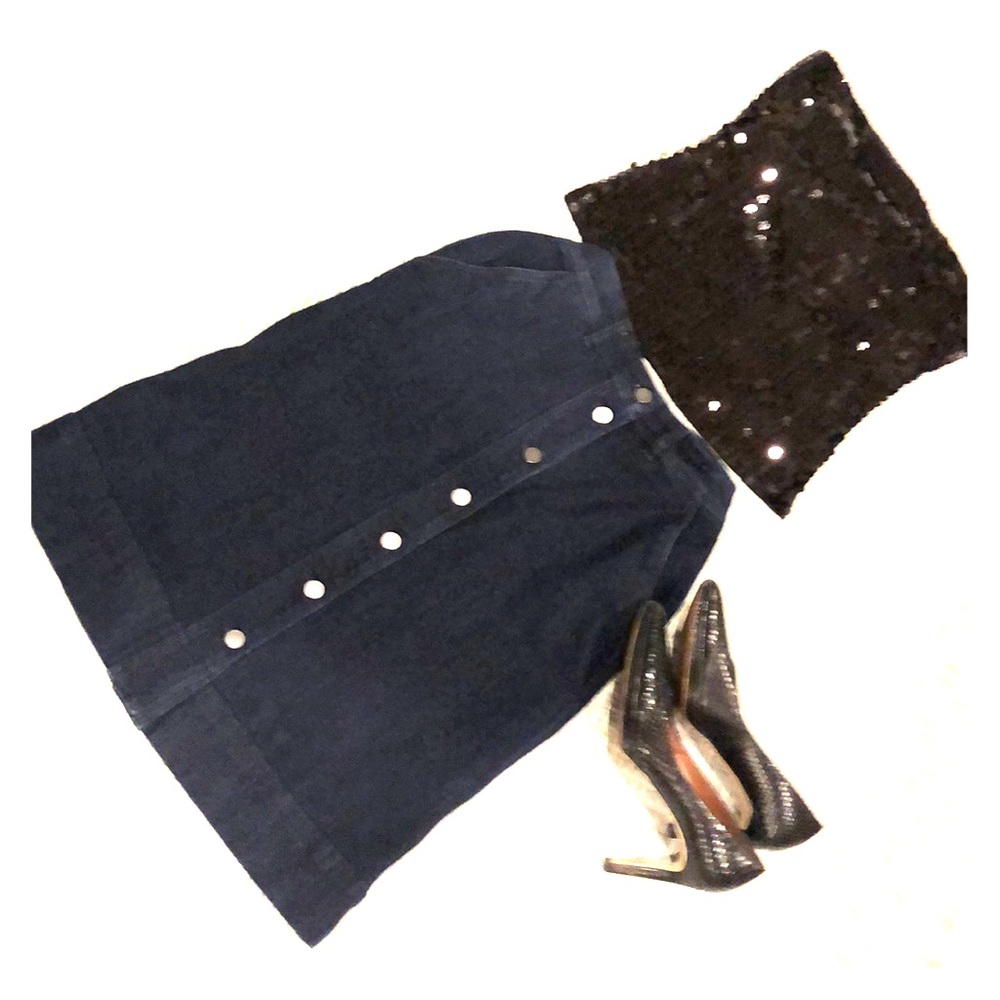 🧨The Limited Black Sequined Tube Top🧨